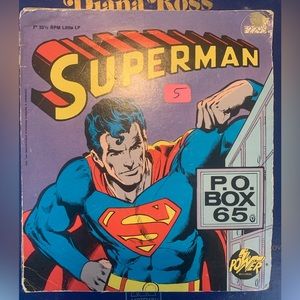 Vintage 1975 Superman vinyl record